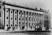 Drawing of the Royal Institution in 1840