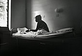 Woman dying of AIDS,Kenya