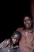 Mother and HIV-positive child