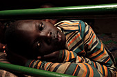 Ugandan child in a refuge