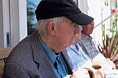 Patient relaxing at a hospice