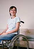 Disabled woman
