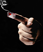 Smoking finger