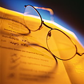View of a pair of spectacles