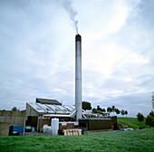 Hospital incinerator