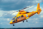 Take-off of a London Air Ambulance helicopter