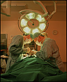 Surgeon in theatre