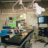 View of a modern operating theatre