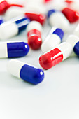 Paracetamol drug capsules