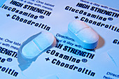 Glucosamine and chondroitin tablets