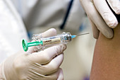 Human papillomavirus vaccine injection