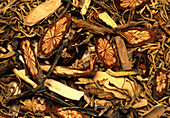 Assortment of herbs used in Chinese medicine