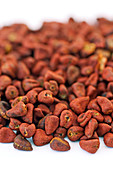 Dried annatto seeds