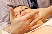 Osteopathy neck manipulation