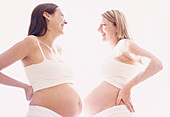 Two pregnant women