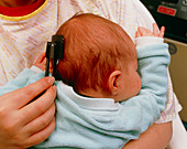 Measuring a baby's brain using infrared light