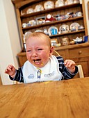 Baby boy crying