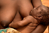 Baby breastfeeding