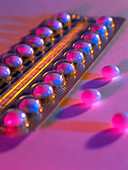 Blisterpack of femodene contraceptive pills