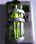 Cryogenic pod,computer artwork