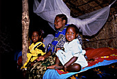 Children in village hospital ward,Tanzania