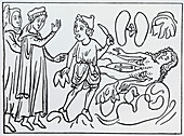 14th Century depiction of dissection