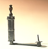 Historical enema syringe