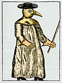 Plague doctor,France,18th century