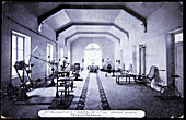 Exercise room at a spa,1910
