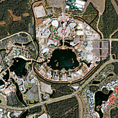 Epcot Center,satellite image