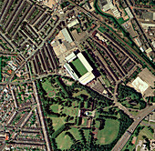 Aston Villa's Villa Park stadium,aerial