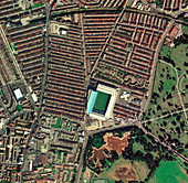 Everton's Goodison Park stadium,aerial