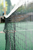Net on a tennis court