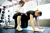 Pilates exercises during pregnancy