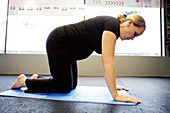 Pilates exercises during pregnancy