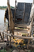 Slum toilet in Dhaka,Bangladesh