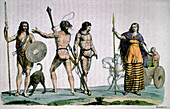 Boudicca and Celts,historical artwork