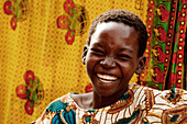 Ugandan child laughing