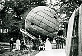 Exterior view of an early,spherical planetarium