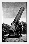 Nasmyth telescope,historical artwork