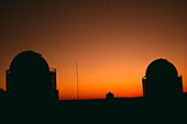 Sunset over South African observatories