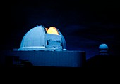 Open dome of the IRTF telescope,Mauna Kea,Hawaii