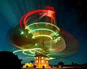 Time-lapse of Parkes radio telescope,Australia