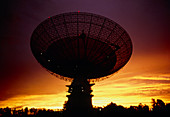 View of the Parkes radio telescope,Australia