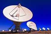 Very Large Array (VLA) radio antennae