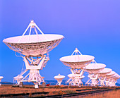 Very Large Array (VLA) radio antennae