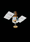 SMM satellite in space after repair