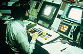 IUE satellite control room