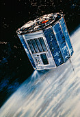 Artist's impression of Ariel-5 satellite in orbit