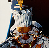 Galileo spaceprobe during its deploymet from space